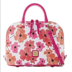 Dooney & Bourke Bloom ZIP ZIP Satchel Bag w/strap